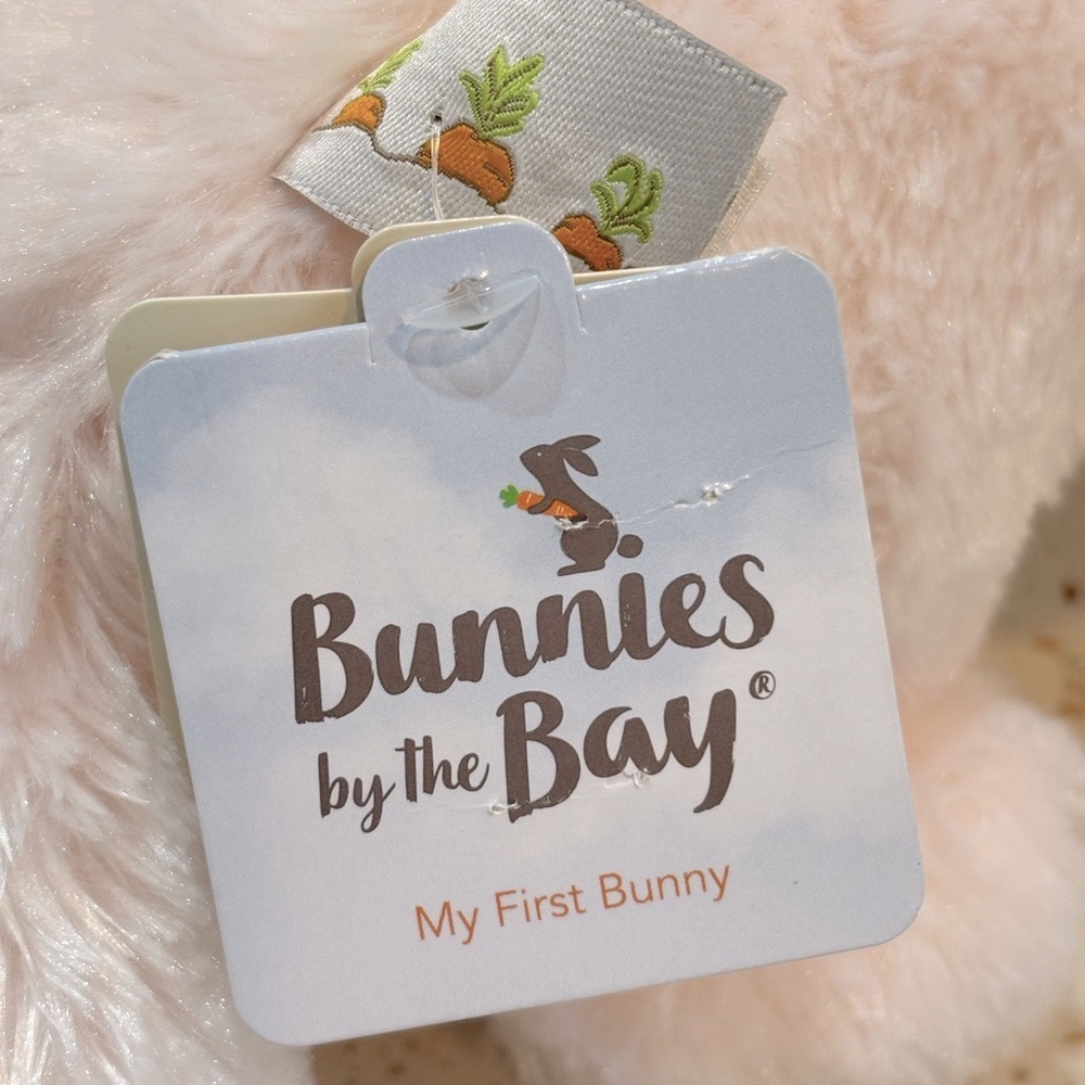 Bunnies by the Bay‎ Blush Pink Plush Bunny - Picture 6 of 9